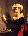 Elisabeth Louise Vigee-Le Brun Self Portrait painting